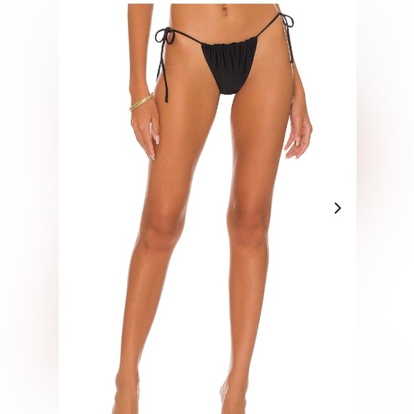 Lovers And Friends The Cassie Swim Bikini Bottom in Black Sz M - Picture 1 of 5